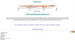 Desktop Screenshot of launching-gantry-operator.com